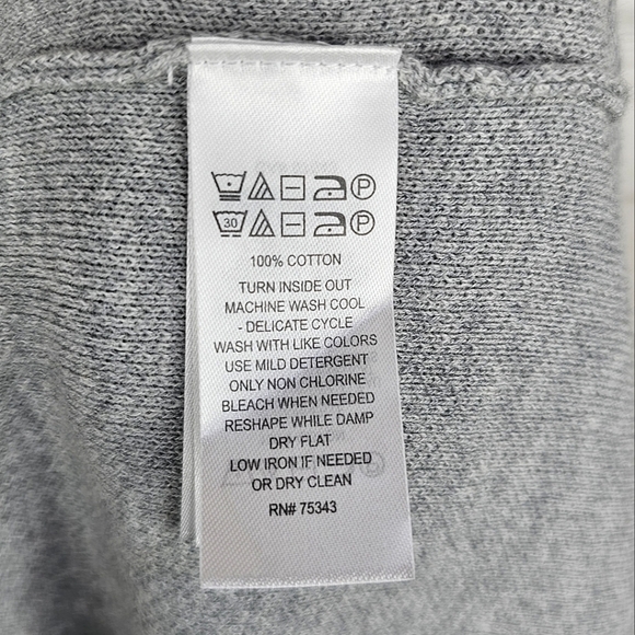 If It Were Me Cotton Cardigan Large Gray Coatigan Lingline Duster Quiet Luxury - Picture 12 of 13